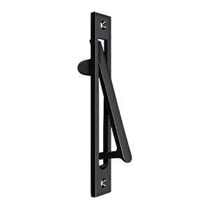 Deltana 6" Sliding Pocket Door Edge Pull Paint Black
