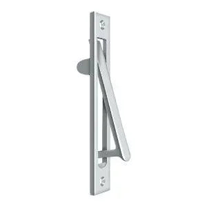 Deltana 6" Sliding Pocket Door Edge Pull Polished Chrome