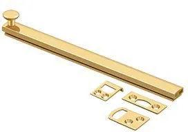 Deltana 8" Heavy Duty Concealed Screw Surface Bolt PVD Polished Brass
