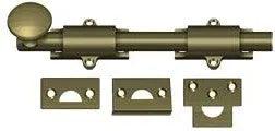 Deltana 8" Heavy Duty Surface Bolt Antique Brass