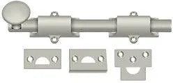 Deltana 8" Heavy Duty Surface Bolt Brushed Nickel