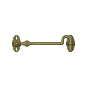 Deltana 4" Contemporary Cabin Swivel Hook in Antique Brass finish