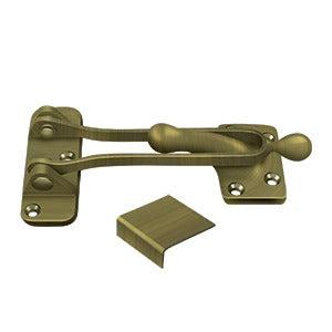 Deltana 5" Security Door Guard in Antique Brass finish