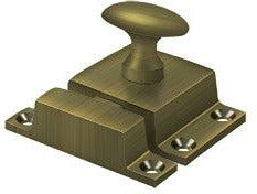 Deltana Cabinet Lock, 1 1/2" x 1 3/4" in Antique Brass finish