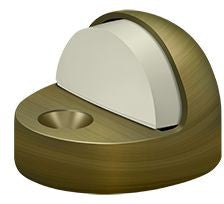 Deltana High Profile Dome Stop in Antique Brass finish