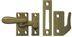 Deltana Medium Window Lock / Casement Fastener in Antique Brass finish