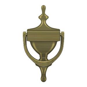 Deltana Victorian Door Knocker in Antique Brass finish