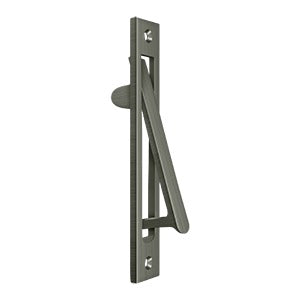 Deltana 6" Sliding Pocket Door Edge Pull in Antique Nickel finish