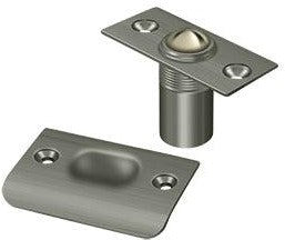 Deltana Ball Catch, Square Corners in Pewter finish