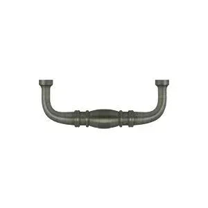 Deltana Colonial Wire Pull, 3" C-to-C in Pewter finish