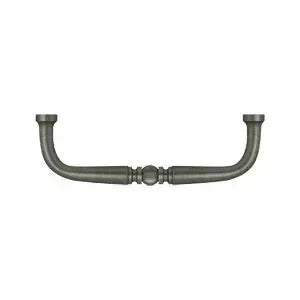 Deltana Traditional Wire Pull, 3 1/2" C-to-C in Pewter finish
