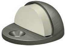 Deltana Low Profile Dome Stop in Pewter finish