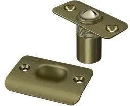 Deltana Ball Catch, Round Corners Antique Brass