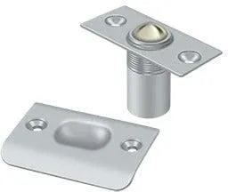 Deltana Ball Catch, Square Corners Brushed Chrome