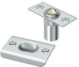 Deltana Ball Catch, Square Corners Polished Chrome