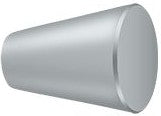 Deltana 1" Cone Cabinet Knob in Satin Chrome finish