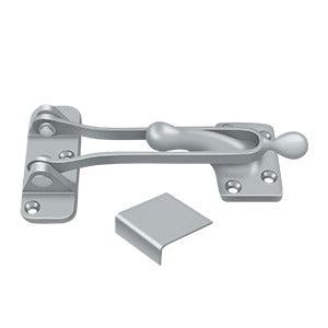 Deltana 5" Security Door Guard in Satin Chrome finish