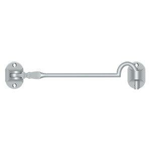 Deltana 6" British Style Cabin Hooks in Satin Chrome finish