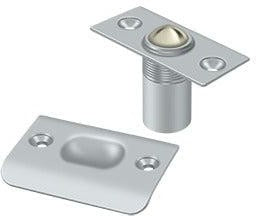 Deltana Ball Catch, Square Corners in Satin Chrome finish