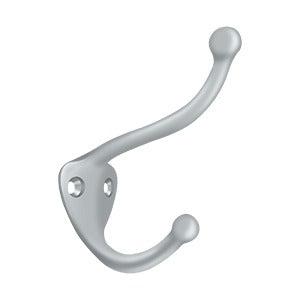 Deltana Coat and Hat Hook in Satin Chrome finish