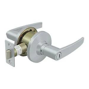Deltana Commercial Light Duty Grade 2 Straight Privacy Lever in Satin Chrome finish