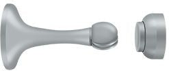 Deltana Magnetic Door Holder, 3" in Satin Chrome finish