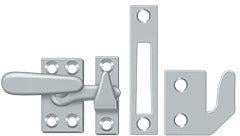 Deltana Small Window Lock / Casement Fastener in Satin Chrome finish