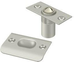 Deltana Ball Catch, Square Corners in Satin Nickel finish