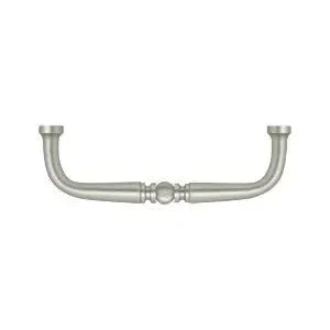 Deltana Traditional Wire Pull, 3 1/2" C-to-C in Satin Nickel finish