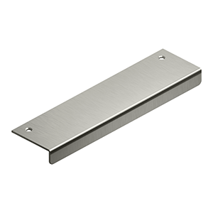 The Deltana Drawer, Cabinet, & Mirror Pull- 6" x 1 1/2" in Brushed Nickel finish.