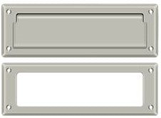 Deltana Mail Slot with Interior Frame, 8 7/8" in Satin Nickel finish