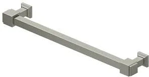 Deltana Manhattan Decorative Cabinet Pull, 7" C-to-C in Satin Nickel finish