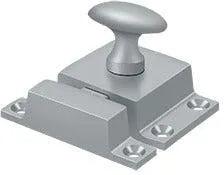 Deltana Cabinet Lock, 1 1/2" x 1 3/4" in Satin Chrome finish