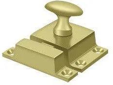 Deltana Cabinet Lock, 1 1/2" x 1 3/4" in Polished Brass finish