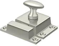 Deltana Cabinet Lock, 1 1/2" x 1 3/4" in Lifetime Polished Nickel finish