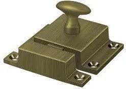 Deltana Cabinet Lock, 1 5/8" x 2 1/4" in Antique Brass finish