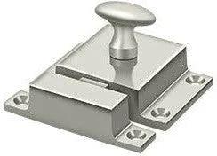 Deltana Cabinet Lock, 1 5/8" x 2 1/4" in Lifetime Polished Nickel finish