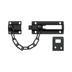 Deltana Chain Door Guard / Doorbolt Paint Black