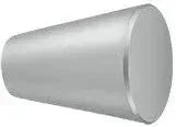 Deltana 1" Cone Cabinet Knob in Satin Stainless Steel finish
