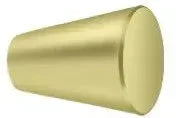 Deltana 1" Cone Cabinet Knob in Polished Brass finish