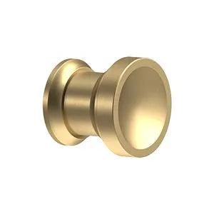 Deltana Contemporary Chalice Knob in Satin Brass finish