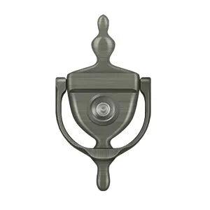 Deltana Door Knocker with Viewer Antique Nickel