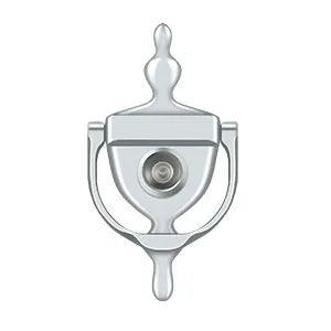 Deltana Door Knocker with Viewer Polished Chrome