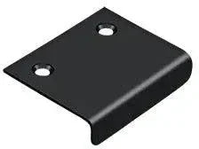 Deltana Drawer, Cabinet, & Mirror Pull- 2" x 1 1/2" in Flat Black finish