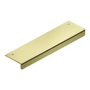 The Deltana Drawer, Cabinet, & Mirror Pull- 6" x 1 1/2" in Polished Brass finish.