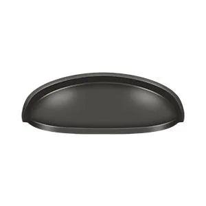 Deltana Elongated Shell Pull, 4 1/2" in Oil Rubbed Bronze finish