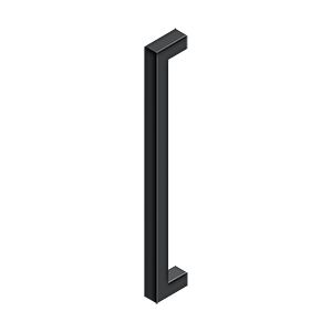 Deltana 18" CTC Contemporary Pull, Single Side in Flat Black finish