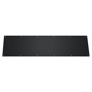 Deltana Kick Plate 10" x 34" in Flat Black finish