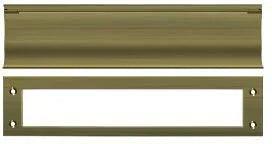 Deltana Heavy Duty Mail Slot Antique Brass