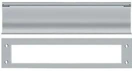 Deltana Heavy Duty Mail Slot Brushed Chrome
